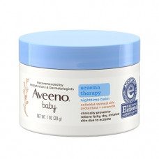 Kem dưỡng ẩm cho da chàm sữa Aveeno Baby Eczema Therapy Nighttime Balm 28gr